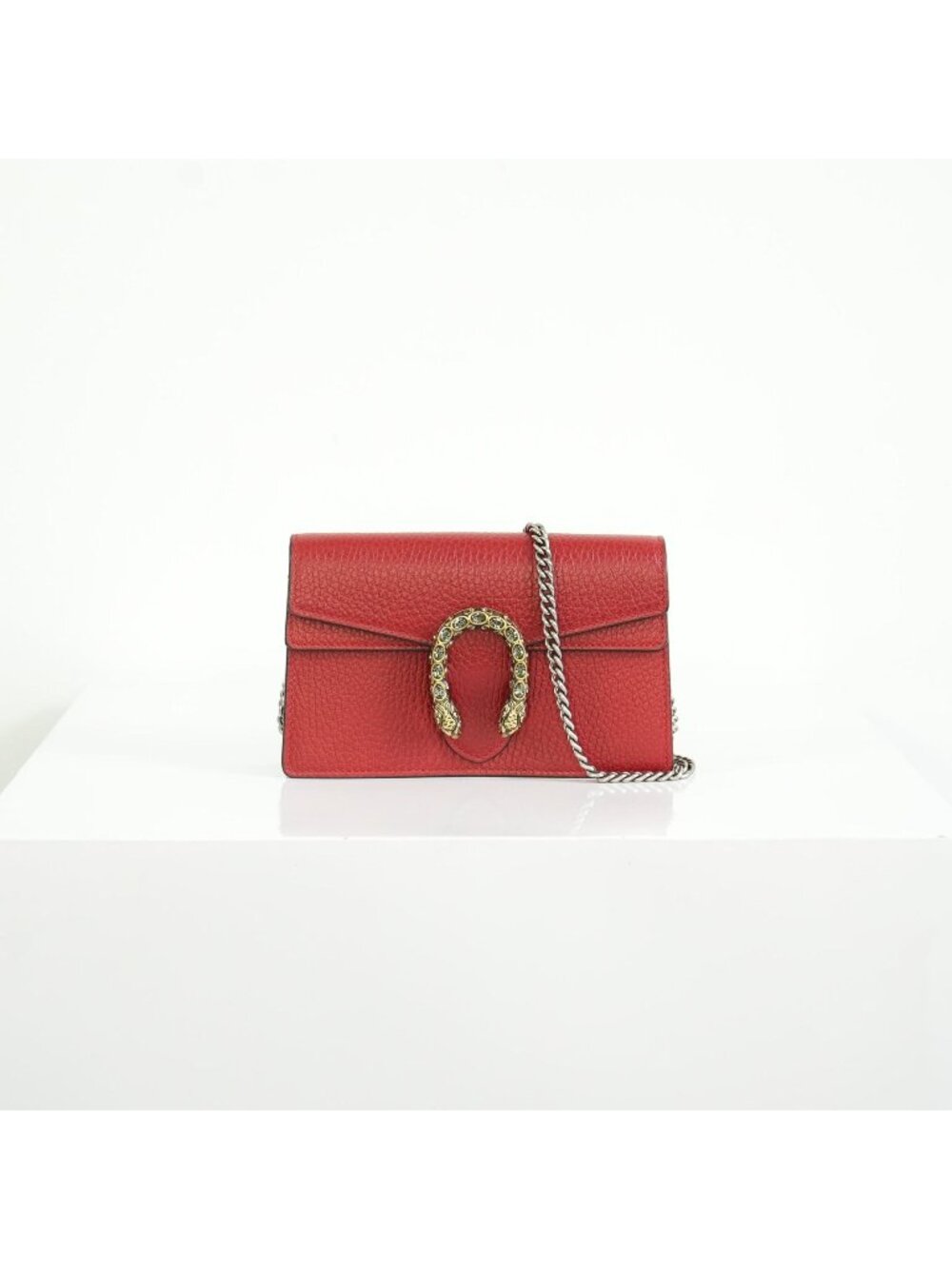 Gucci Dionysus Mini Red Leather Shoulder Bag